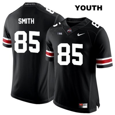 Youth NCAA Ohio State Buckeyes L'Christian Smith #85 College Stitched Authentic Nike White Number Black Football Jersey ME20N83XC